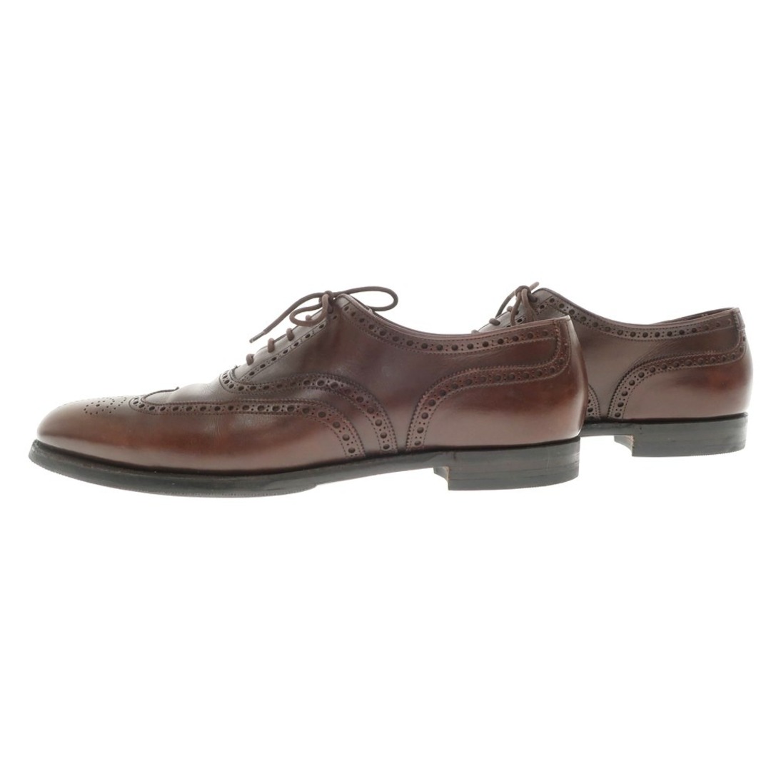 Crockett&Jones(クロケットアンドジョーンズ)の【中古】クロケットアンドジョーンズ CROCKETT&JONES ハンドグレード MERCER ウイングチップ ドレスシューズ ブラウン【サイズ7 1/2 D】【メンズ】 メンズの靴/シューズ(ドレス/ビジネス)の商品写真