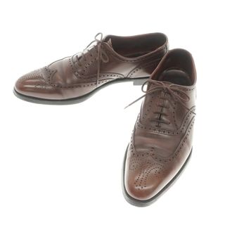 クロケットアンドジョーンズ(Crockett&Jones)の【中古】クロケットアンドジョーンズ CROCKETT&JONES ハンドグレード MERCER ウイングチップ ドレスシューズ ブラウン【サイズ7 1/2 D】【メンズ】(ドレス/ビジネス)