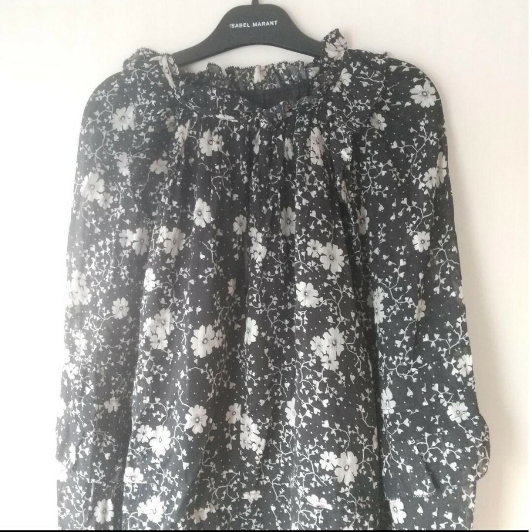 Isabel Marant - tomtom様用 イザベルマラン 花柄シフォンブラウスの Isabel Marant - tomtom様用 イザベルマラン 花柄シフォンブラウスの