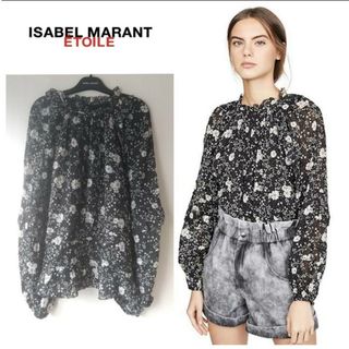 イザベルマラン(Isabel Marant)のtomtom様用　イザベルマラン　花柄シフォンブラウス(シャツ/ブラウス(長袖/七分))