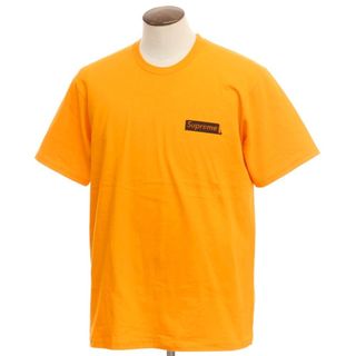 シュプリーム(Supreme)の【中古】シュプリーム Supreme 2023年秋冬 Static Tee プリント 半袖Ｔシャツ オレンジ【サイズL】【メンズ】(Tシャツ/カットソー(半袖/袖なし))