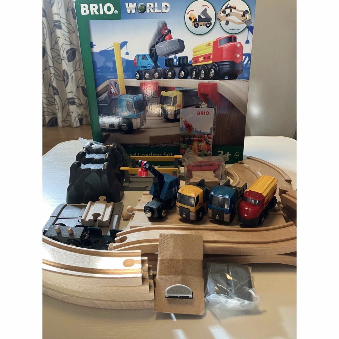 BRIO(ブリオ)のIKO様専用　BRIO ブリオ レール＆ロード採石セット 33210 エンタメ/ホビーのおもちゃ/ぬいぐるみ(鉄道模型)の商品写真