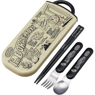 ドラエモン(ドラえもん)の新品未使用　ドラえもん　お弁当　カトラリーセット　(弁当用品)