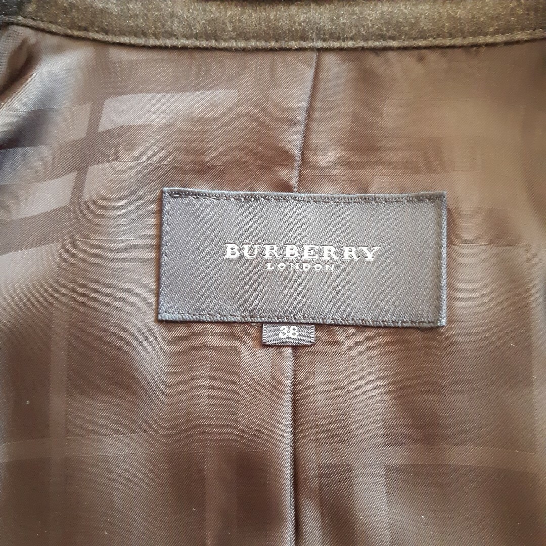 BURBERRY(バーバリー)のBURBERRY バーバリー レディース ジャケット 新品 グレー  襟付き レディースのジャケット/アウター(テーラードジャケット)の商品写真