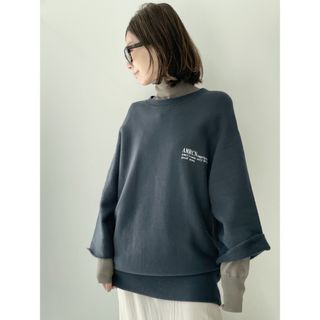 アパルトモンドゥーズィエムクラス(L'Appartement DEUXIEME CLASSE)のL'AppartementAmericanaハーフスリーブ Logo Sweat(トレーナー/スウェット)