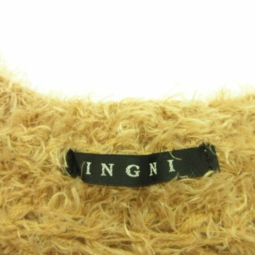 INGNI(イング)のイング INGNI シャギーニット セーター 長袖 ピンク M  レディースのトップス(ニット/セーター)の商品写真