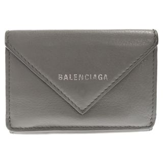 バレンシアガ(Balenciaga)のBALENCIAGA バレンシアガ PAPER MINI WALLET ペーパーミニウォレット グラフィティ 3つ折り財布 391446 グレー(折り財布)