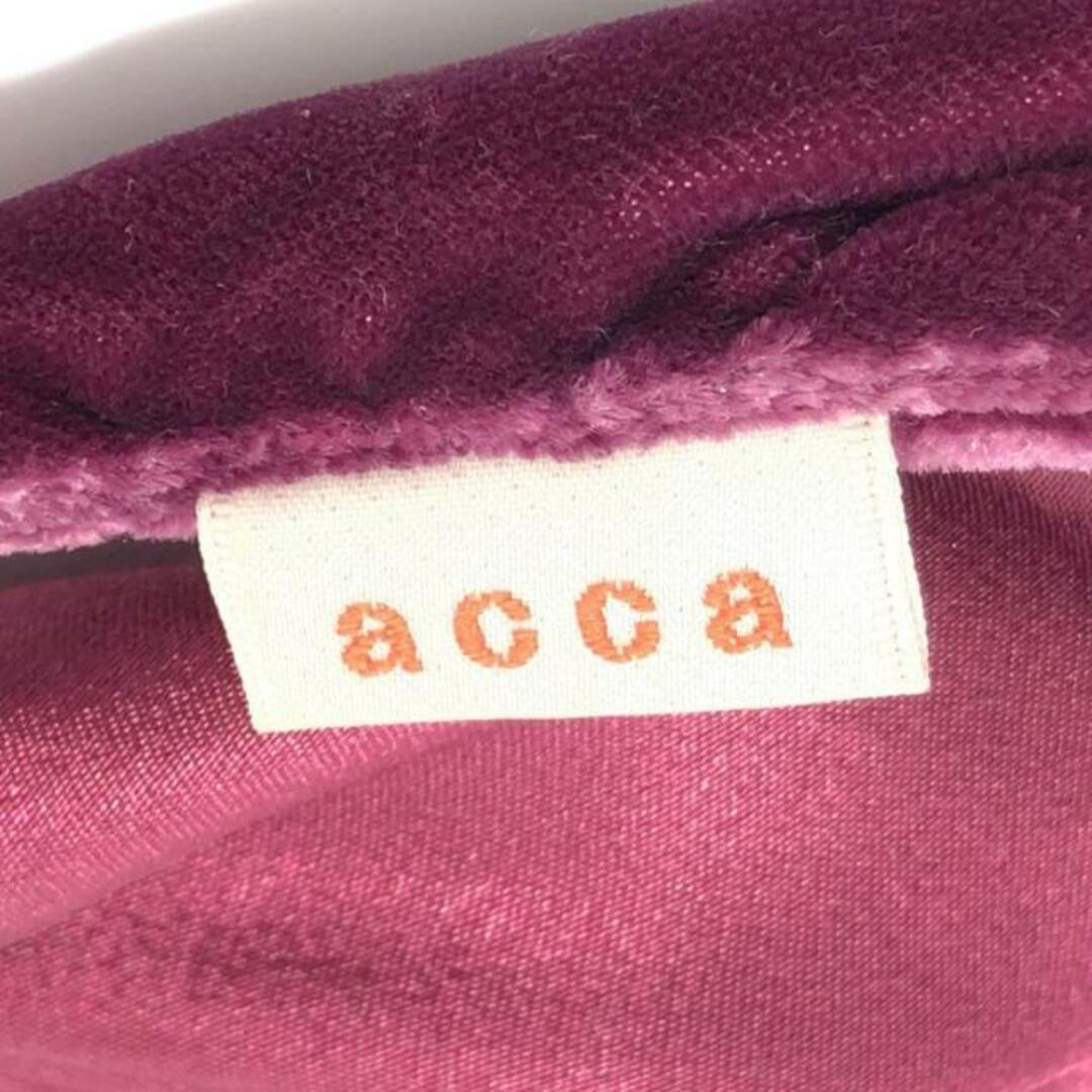acca - アッカ カチューシャ - ベロア ピンクの通販 by ブランディア
