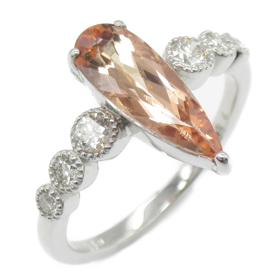 ジュエリー インペリアルトパーズ ダイヤモンド リング リング・指輪約17mmモチーフ幅