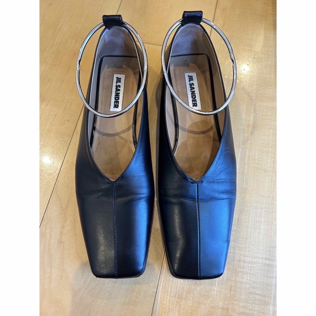 美品 JIL SANDER ジルサンダー バレリーナ 39バレエシューズ