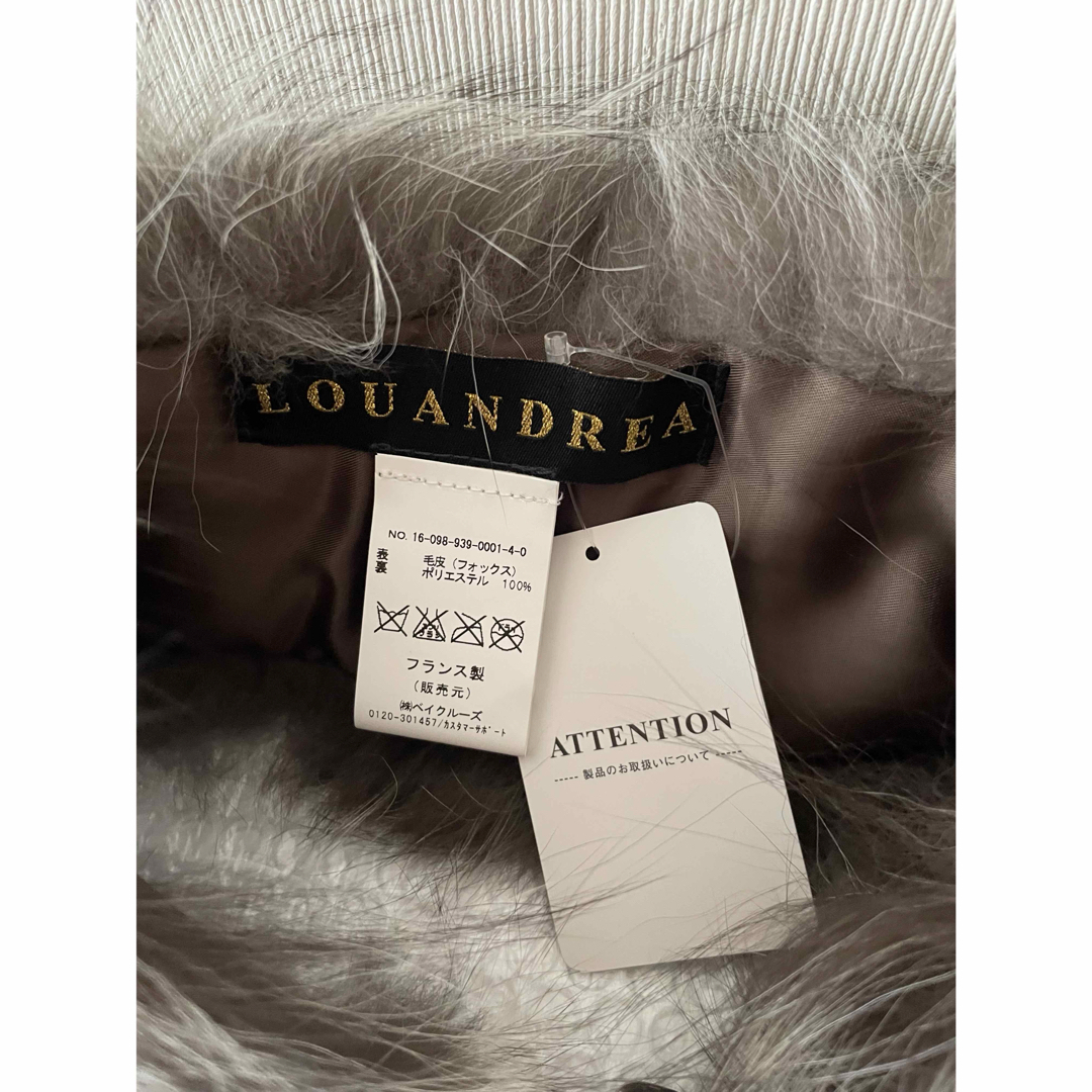 LOU ANDREA フォックスファー ティペット ベイクルーズ ルーアンドレア レディースのファッション小物(マフラー/ショール)の商品写真