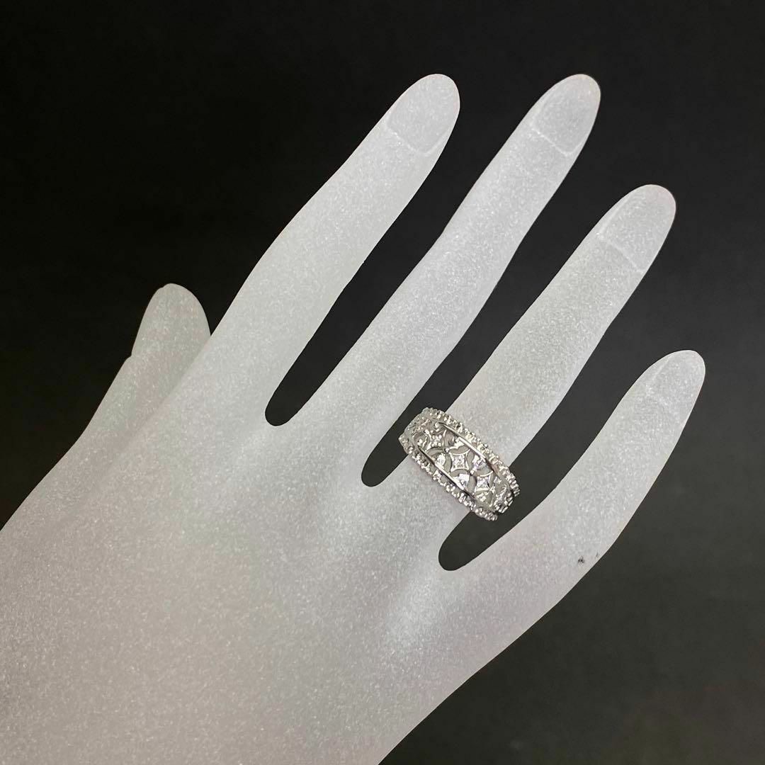 ダイヤモンドリングPt900　高品質ダイヤモンドリング　セイコージュエリー　幅広　プラチナ