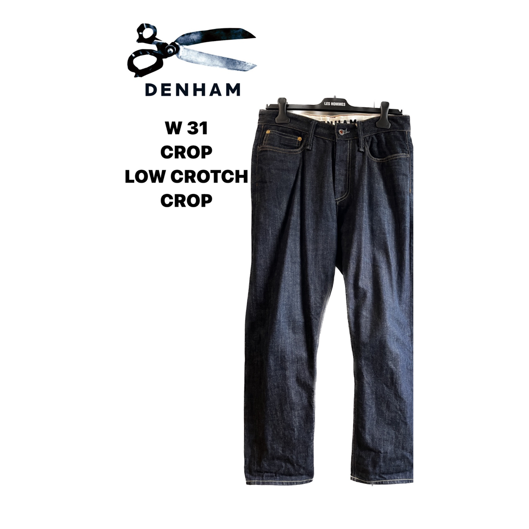 DENHAM(デンハム)のDENHAM CROP LOW CROTCH CROP W31  パンツ デニム メンズのパンツ(デニム/ジーンズ)の商品写真