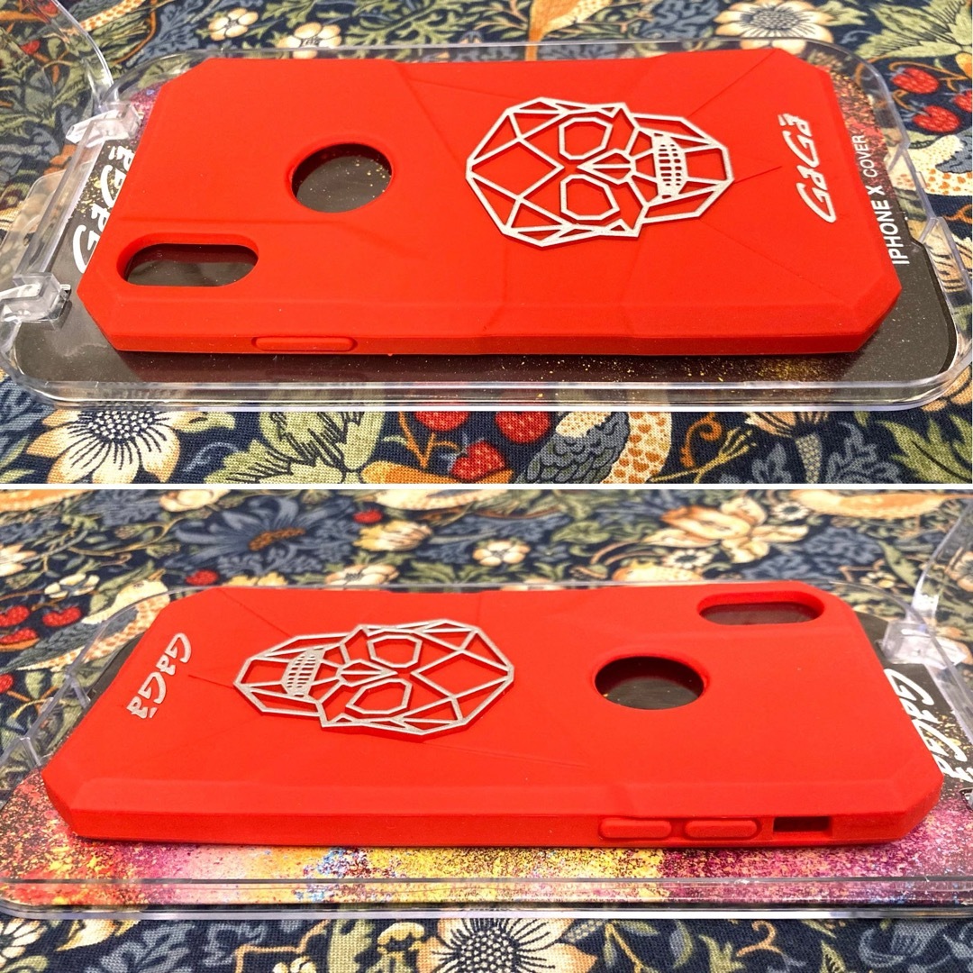 GaGa MILANO(ガガミラノ)の未使用 GaGa MILANO ガガミラノ iPhone X Cover🌹Red スマホ/家電/カメラのスマホアクセサリー(iPhoneケース)の商品写真