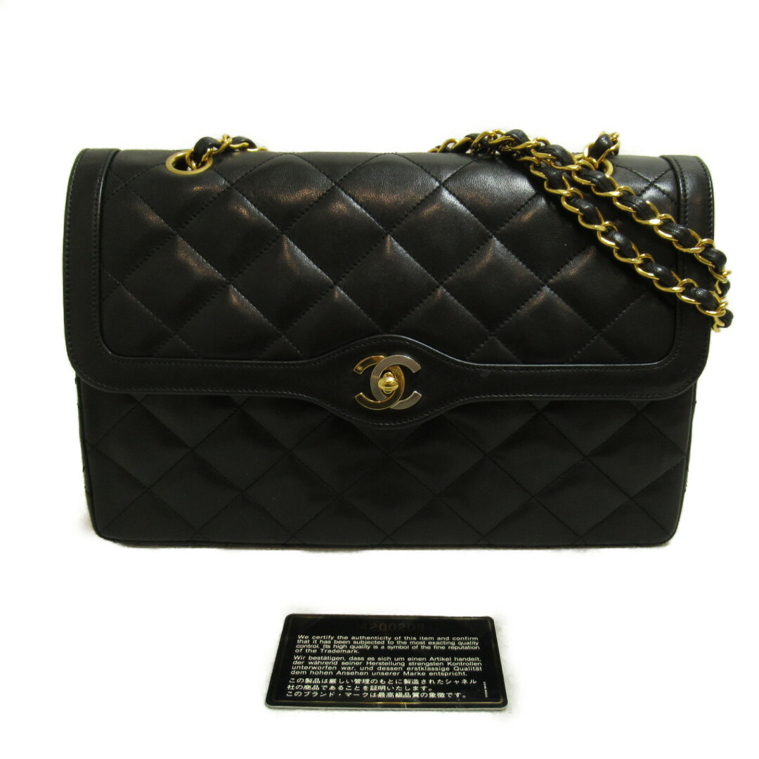 CHANEL - シャネル マトラッセWフラップチェーンショルダー バッグ