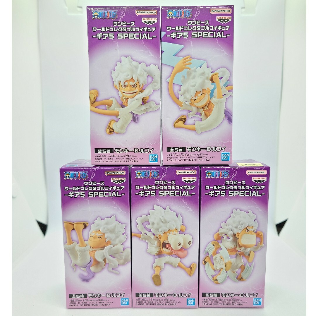 ワンピース ワーコレ ギア5 SPECIAL ニカ 全5種コンプリートセット- ワンピース ワーコレ ギア5 SPECIAL ニカ 全5種コンプリートセット-