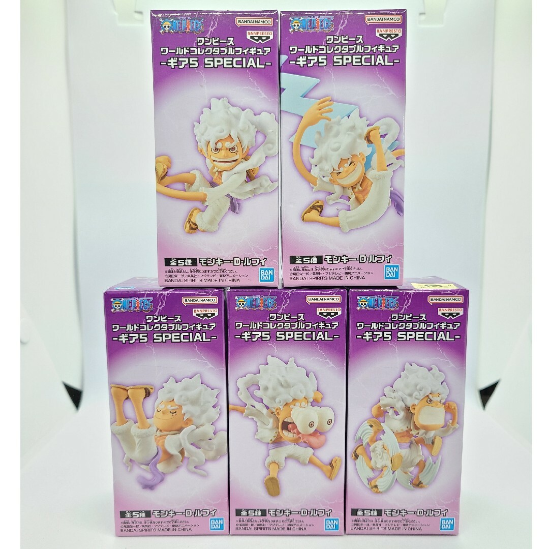 BANPRESTO - ワンピース ワーコレ ギア5 SPECIAL ニカ 全5種