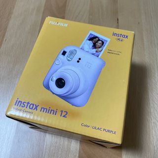 フジフイルム(富士フイルム)のチェキ　instax mini 12 ライラックパープル(フィルムカメラ)