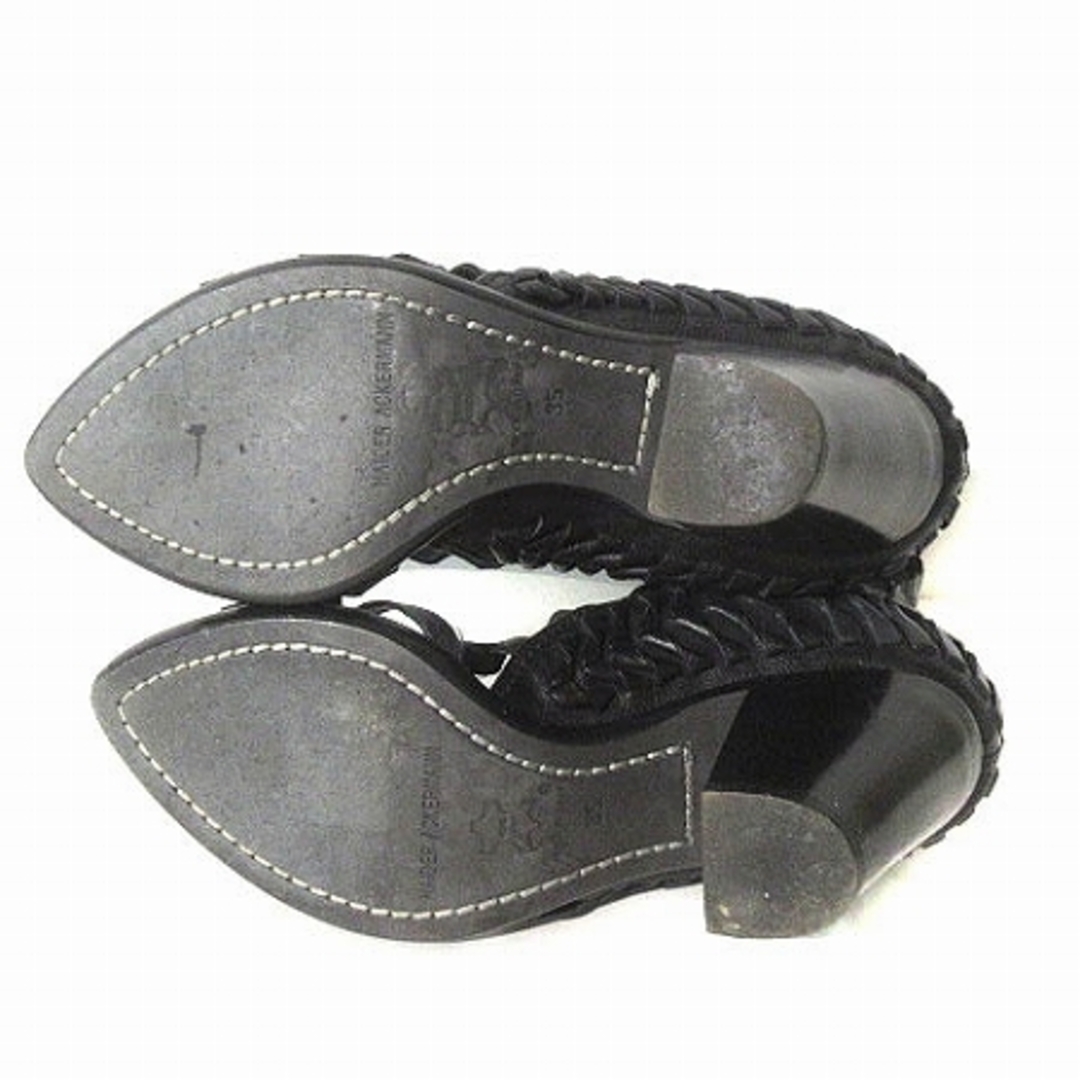 Haider Ackermann(ハイダーアッカーマン)のハイダーアッカーマン サンダル グラディエーター ブラック 35 約22.5cm レディースの靴/シューズ(サンダル)の商品写真