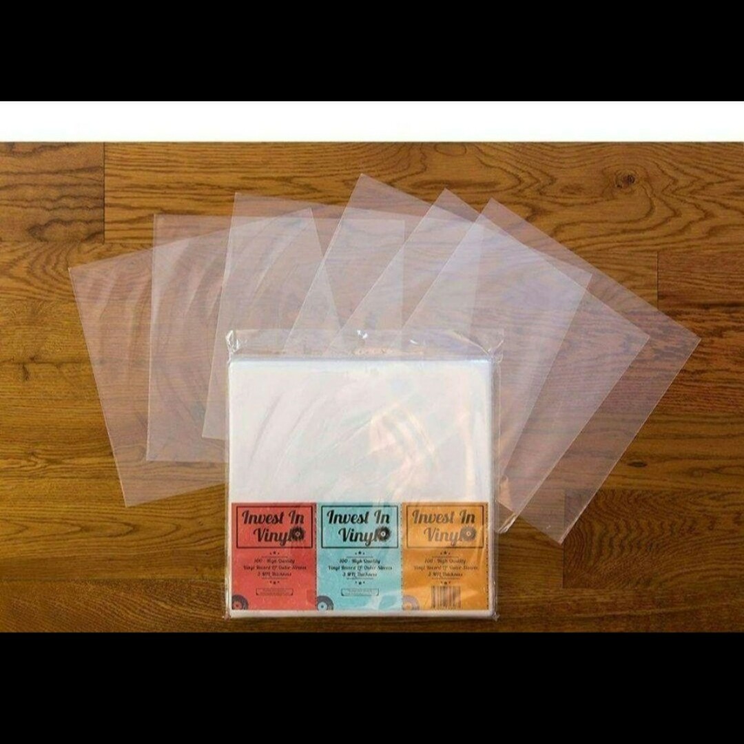 クリアプラスチック保護　LPアウタースリーブ 　3ミルビニールレコード その他のその他(その他)の商品写真