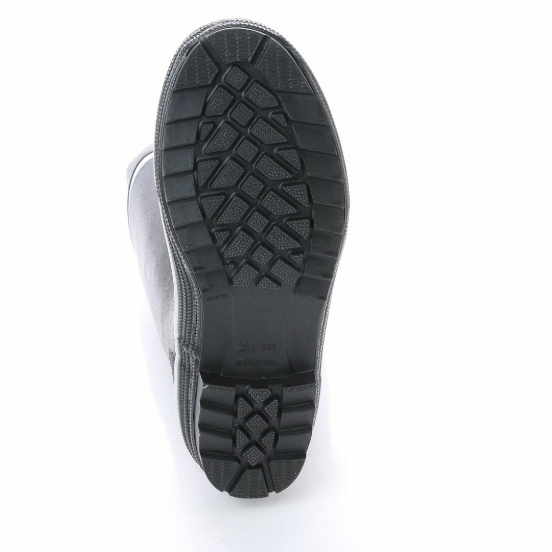【新品 未使用】メンズ 長靴 ドローコード ブラック 25.0cm 17302 メンズの靴/シューズ(長靴/レインシューズ)の商品写真