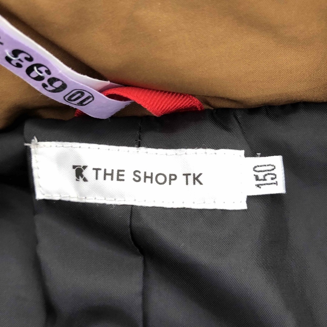 THE SHOP TK(ザショップティーケー)のザショップティーケー　中綿ジャケット　150㎝　アウター　ダウン　キャメル  キッズ/ベビー/マタニティのキッズ服男の子用(90cm~)(ジャケット/上着)の商品写真