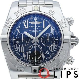 ブライトリング(BREITLING)のブライトリング クロノマット 44 ジャパン スペシャル エディション Chronomat 44 AB0110(A011BJAPA) 箱 保証書 SS メンズ時計 ブルー 仕上げ済 美品 【中古】(その他)