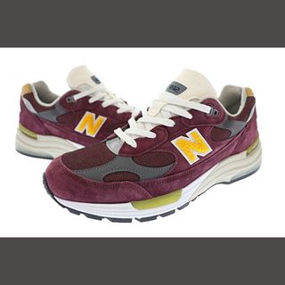 ニューバランス(New Balance)のニューバランス M992CA Burgundy Gold バーガンディー ゴール(スニーカー)