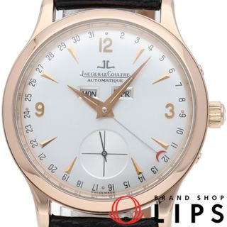 ジャガールクルト(Jaeger-LeCoultre)のジャガー・ルクルト マスター カレンダー ウォッチ 37mm Master Calendar 140.2.87 K18PG/革 メンズ時計 シルバー 仕上げ済 美品 【中古】(その他)