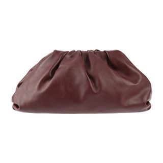 ボッテガヴェネタ(Bottega Veneta)のBOTTEGAVENETA ボッテガヴェネタ  ザ・ポーチ クラッチバッグ 576227   カーフレザー ボルドー   セカンドバッグ がま口 【本物保証】(クラッチバッグ)