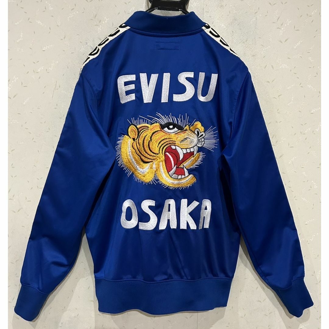 EVISU - ＊ヤマネ エヴィス 袖ライン タイガー 刺繍 トラックジャケット 42