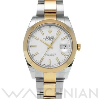 ロレックス(ROLEX)の中古 ロレックス ROLEX 126303 ランダムシリアル ホワイト メンズ 腕時計(腕時計(アナログ))