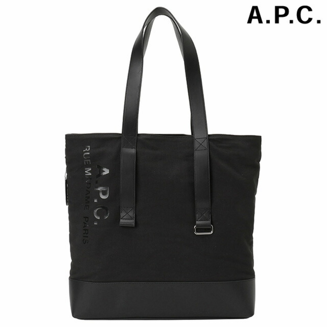 【新品】アーペーセー A.P.C. バッグ メンズ COGFD H61729 LZZ BLACK素材コットンキャンバス皮革部分