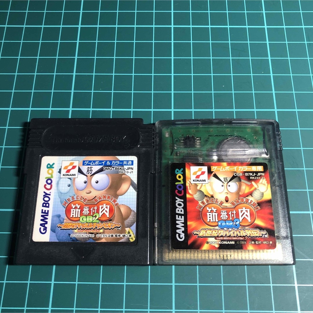 Nintendo GAMEBOY COLOR クリア 筋肉番付ソフトカードリッジ - 家庭用 Nintendo GAMEBOY COLOR クリア 筋肉番付ソフトカードリッジ - 家庭用