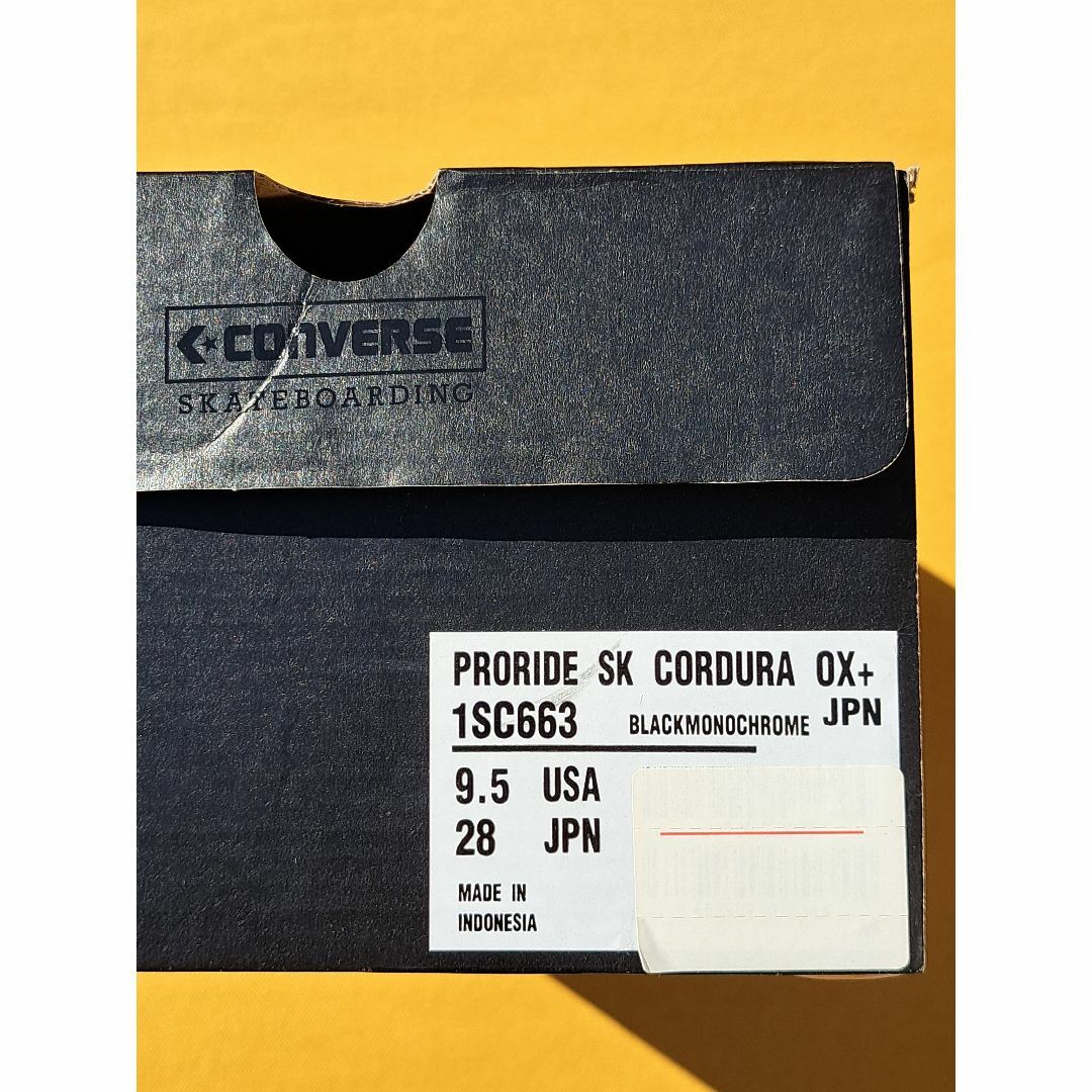 CONVERSE SKATEBOARDING(コンバーススケートボーディング)のコンバース PRORIDE SK OX 28,0cm CORDURA メンズの靴/シューズ(スニーカー)の商品写真