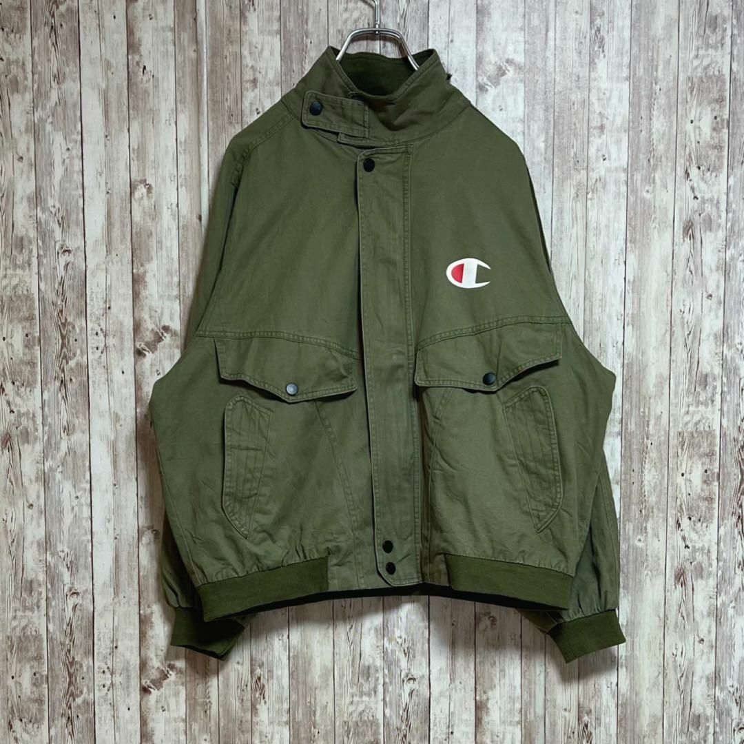 Champion - チャンピオンブルゾン ミリタリージャケット カーキ Champion - チャンピオンブルゾン ミリタリージャケット カーキ