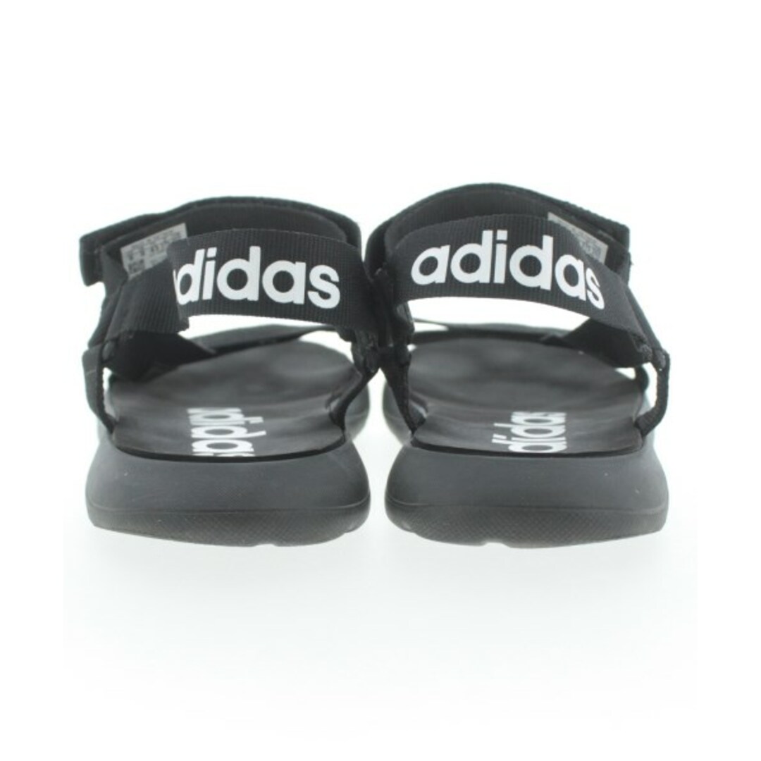 adidas(アディダス)のadidas アディダス サンダル 27.5cm 黒 【古着】【中古】 メンズの靴/シューズ(サンダル)の商品写真