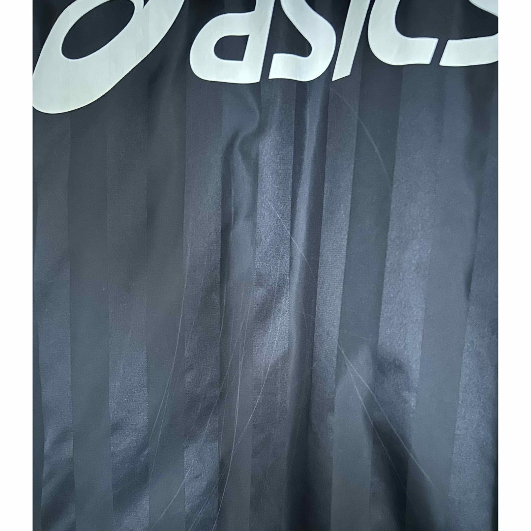 asics(アシックス)のasics ベンチコート 裏フリース　130cm ブラック スポーツ/アウトドアのサッカー/フットサル(その他)の商品写真