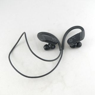 ビーツバイドクタードレ(Beats by Dr Dre)のBeats by Dr.Dre Powerbeats ワイヤレスイヤホン USED品 MWNV2PA/A Bluetooth 耐水 耐汗 マイク 耳掛け式 ビーツ ブラック 完動品 S V9588(ヘッドフォン/イヤフォン)