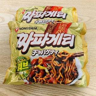 農心 - 【韓国】チャパゲティ 2袋 農心 インスタント麺 ラーメン