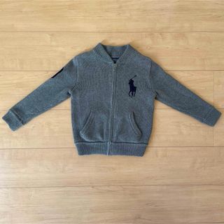 ポロラルフローレン(POLO RALPH LAUREN)のラルフローレン Ralph Lauren 110cm ニットブルゾン グレー(ジャケット/上着)