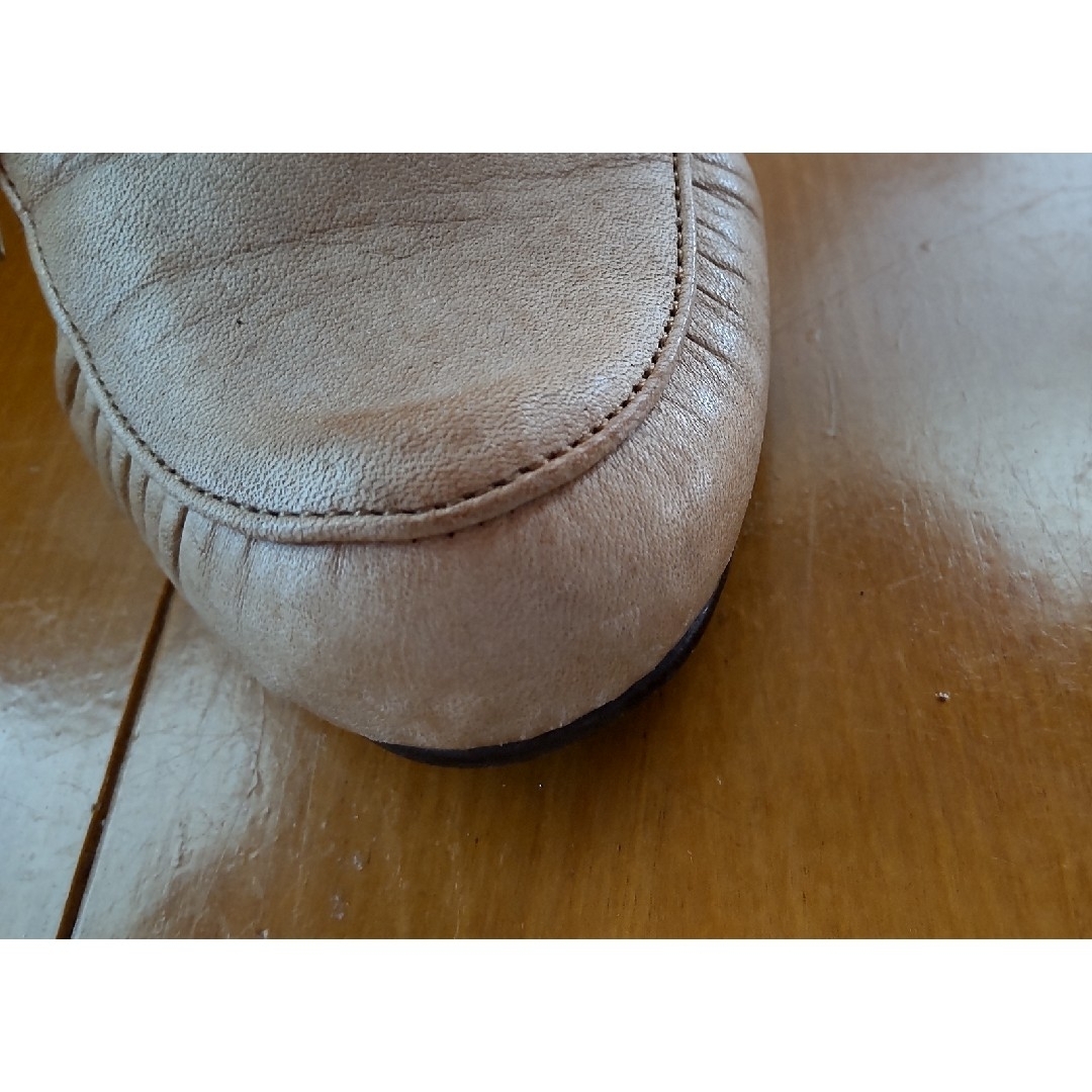 MODE KAORI(モードカオリ)の美品MODE KAORI モードカオリ 編み上げパンプスベージュ  22.5cm レディースの靴/シューズ(ハイヒール/パンプス)の商品写真