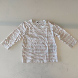 ムジルシリョウヒン(MUJI (無印良品))の無印良品　ロングシャツ　80センチ(シャツ/カットソー)