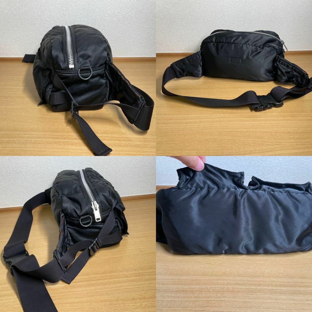 PORTER(ポーター)の【美品】PORTER タンカー ブラック ボディバッグ ウエストバッグ メンズのバッグ(ボディーバッグ)の商品写真