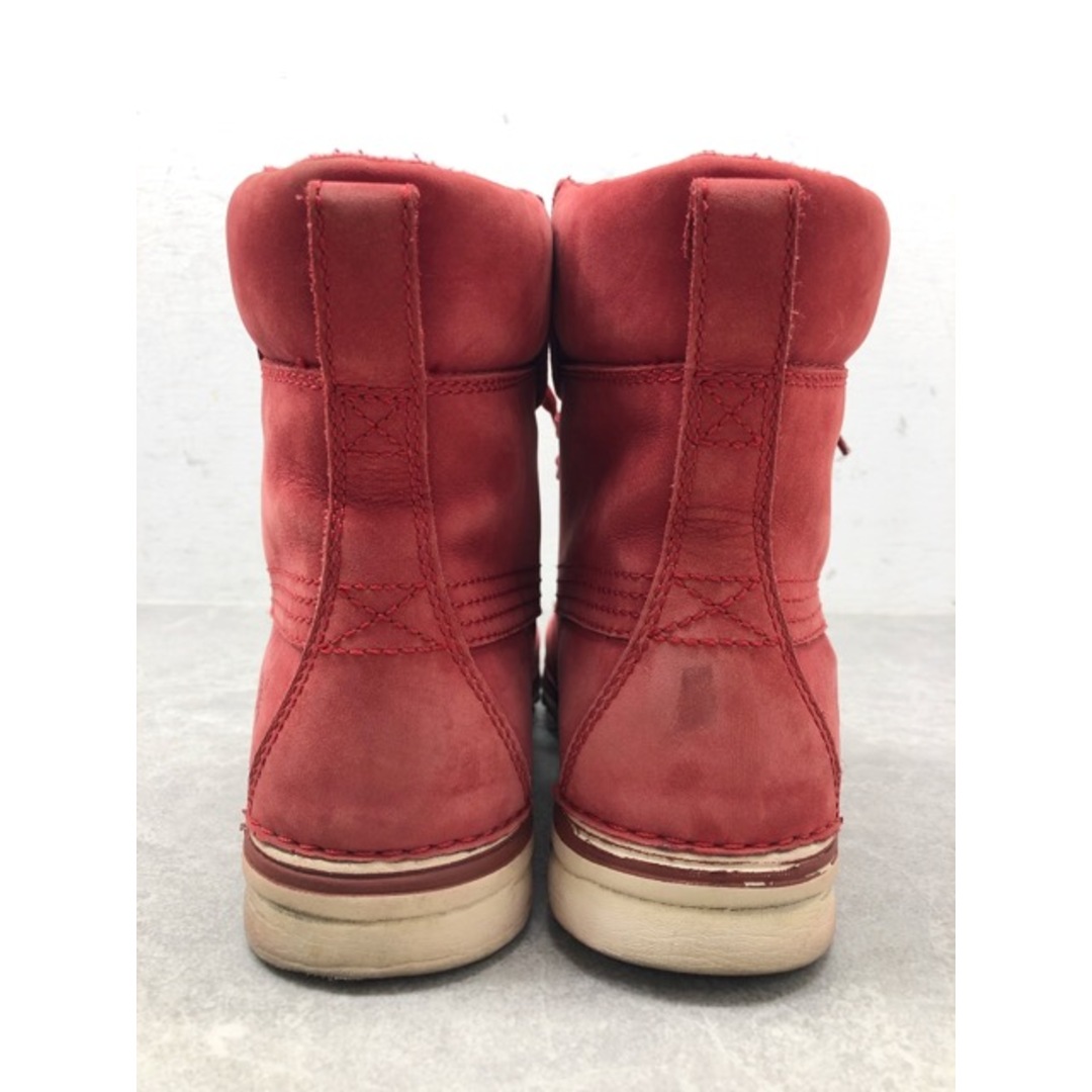 Timberland(ティンバーランド)のTimberland(ティンバーランド) TB08065B BROOKTON 6IN RED NUBUK レディース ブーツ 24cm レッドヌバック 【C0601-007】 レディースの靴/シューズ(ブーツ)の商品写真