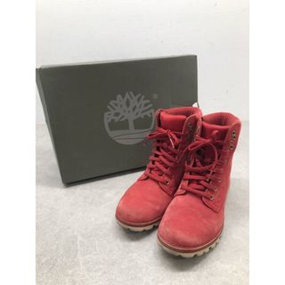 ティンバーランド(Timberland)のTimberland(ティンバーランド) TB08065B BROOKTON 6IN RED NUBUK レディース ブーツ 24cm レッドヌバック 【C0601-007】(ブーツ)