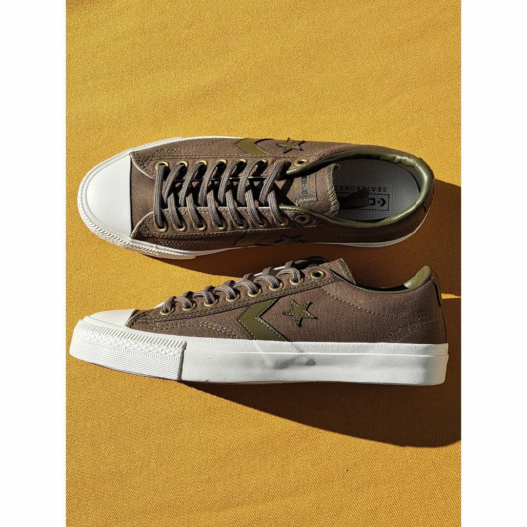 CONVERSE SKATEBOARDING(コンバーススケートボーディング)のコンバース BREAKSTAR SK CV OX 27,5cm OLIVE メンズの靴/シューズ(スニーカー)の商品写真