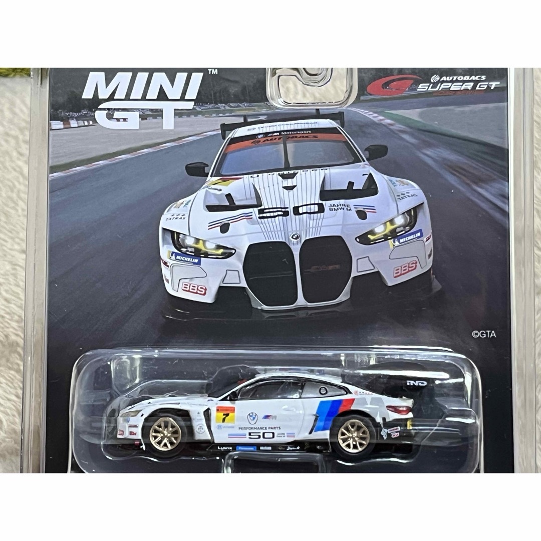 BMW(ビーエムダブリュー)のミニGT MINI GT 2022 スーパーGT BMW M4 GT3 #7 エンタメ/ホビーのおもちゃ/ぬいぐるみ(ミニカー)の商品写真