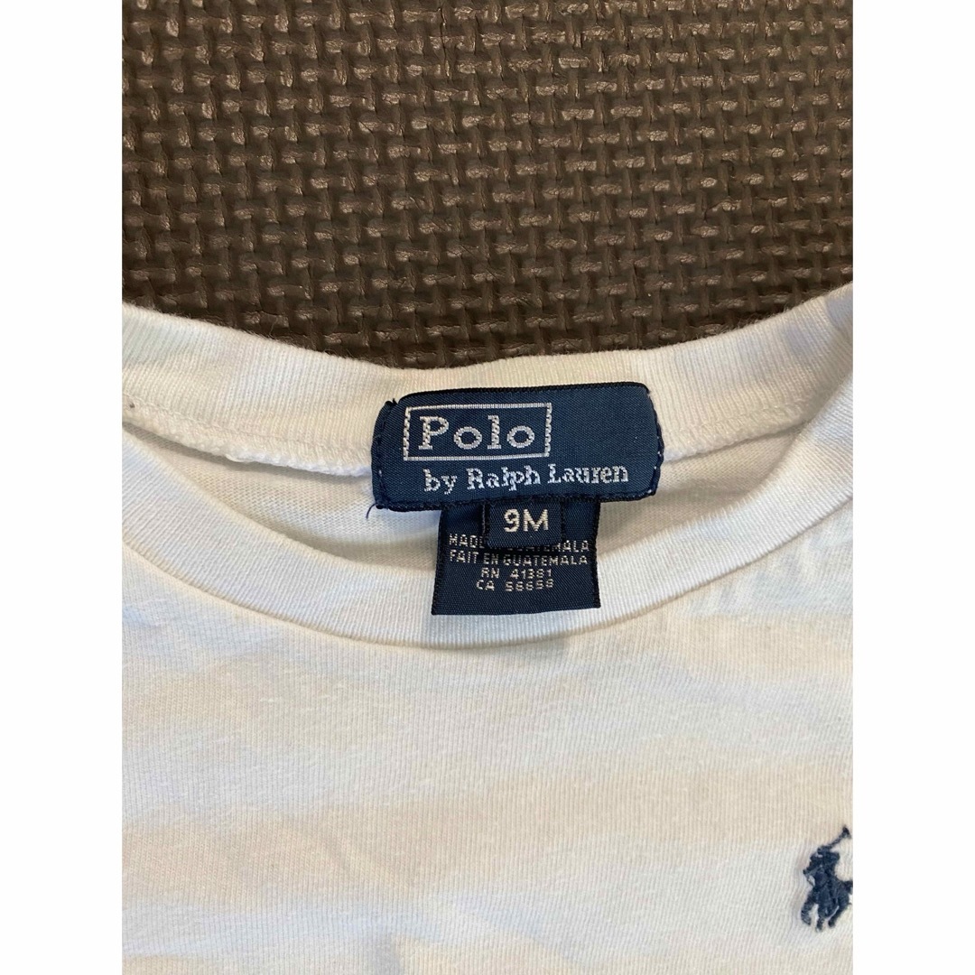 POLO RALPH LAUREN(ポロラルフローレン)のpolo Tシャツ　9M キッズ/ベビー/マタニティのベビー服(~85cm)(シャツ/カットソー)の商品写真