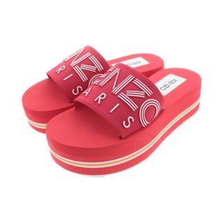 ケンゾー(KENZO)のKENZO ケンゾー サンダル EU37(23.5cm位) 赤 【古着】【中古】(サンダル)